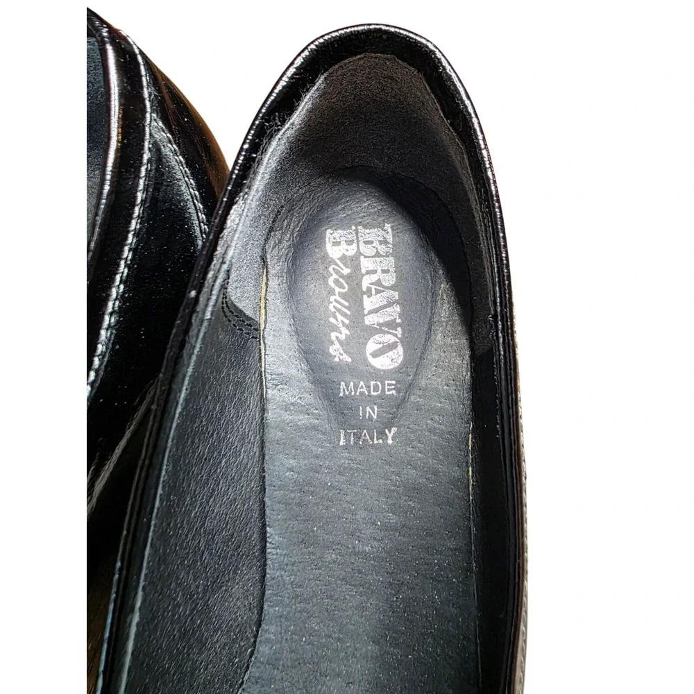 Bravo browns‎ made in Italy leather women shoes size 8